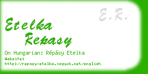 etelka repasy business card