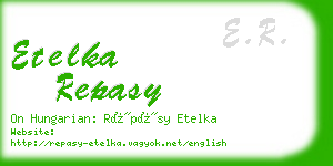 etelka repasy business card